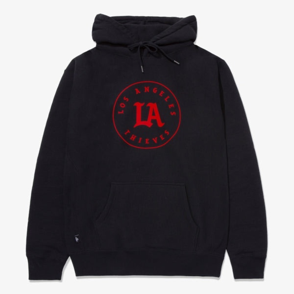 100 Thieves LA THIEVES SIGNATURE HOODIE - BLACK STENCIL Size M